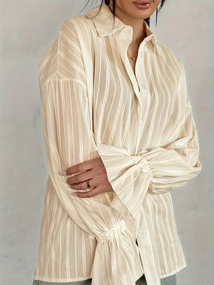 Maisie | Elegante Blouse met Mouwen voor Dames