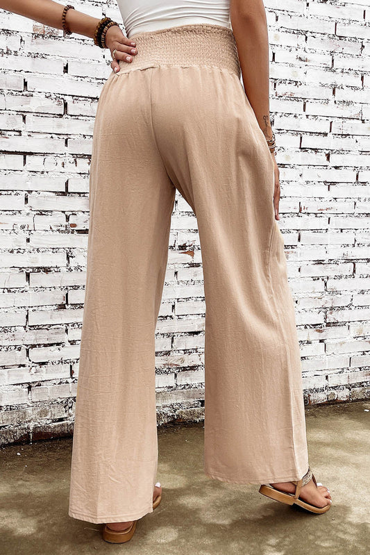 Emily | Relaxte Wijde Pijpen Broek