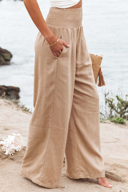 Emily | Relaxte Wijde Pijpen Broek