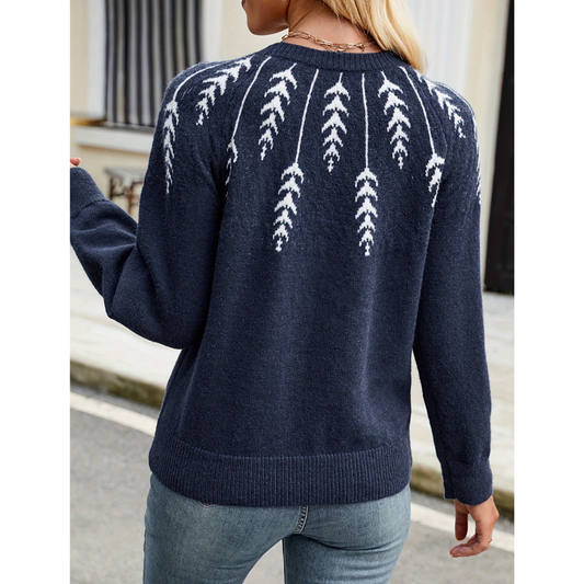 Natalie | Dames casual gestreepte trui