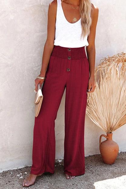 Melanie | Hoge Taille Wijde Broek