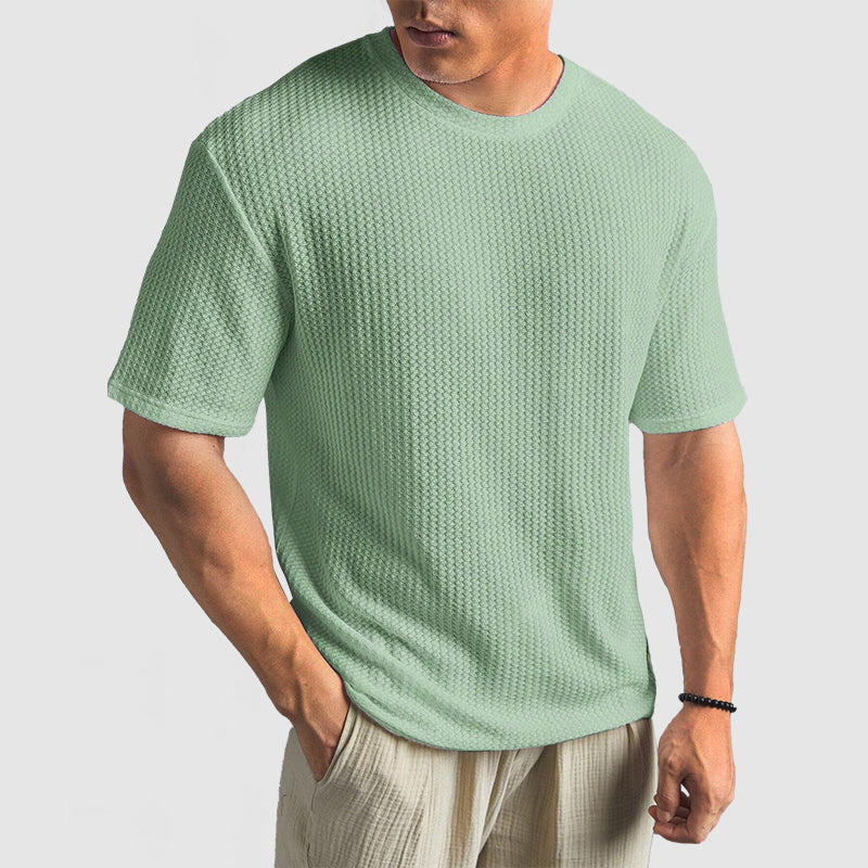 Alex | Stijlvolle Wafelgebreide Shirt