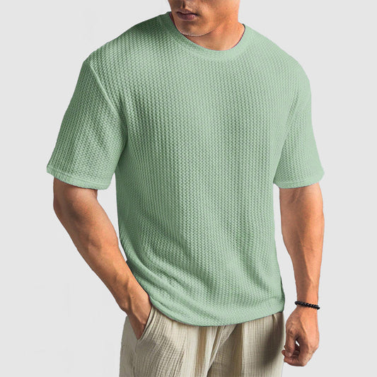 Alex | Stijlvolle Wafelgebreide Shirt