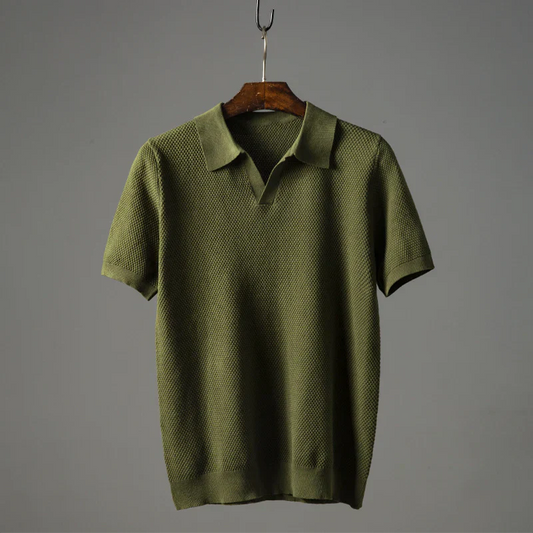 Icoon | Stijlvolle Gestructureerde Poloshirt