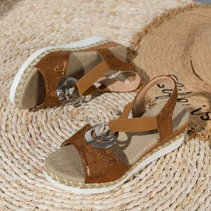 Aspen | Stijlvolle Zomerse Plateau Sandalen