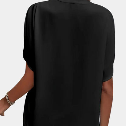 Aiva | Dames zomerblouse met korte mouw