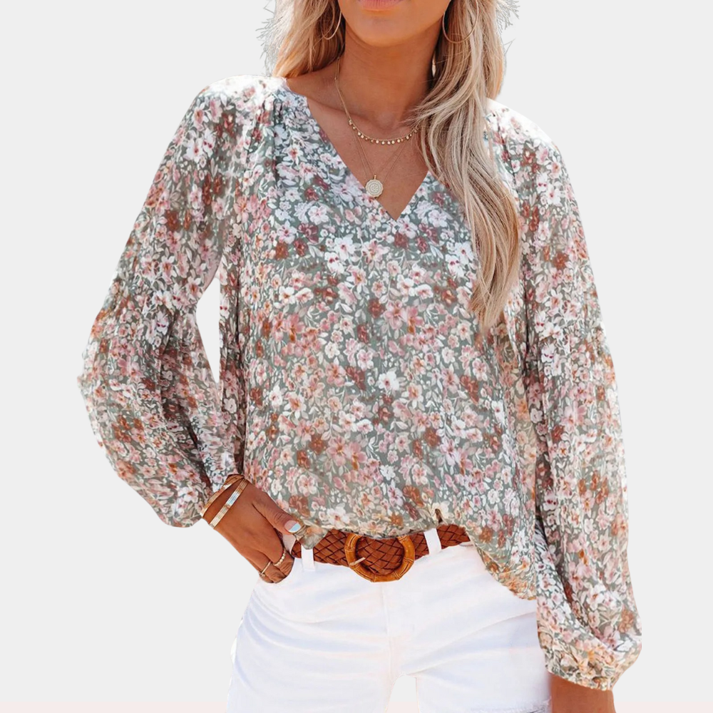 Bailey | Luchtige Zomerblouse met Lange Mouwen voor Dames