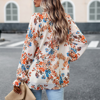 Samantha | Stijlvolle Zomerblouse met Bloemenprint voor Dames