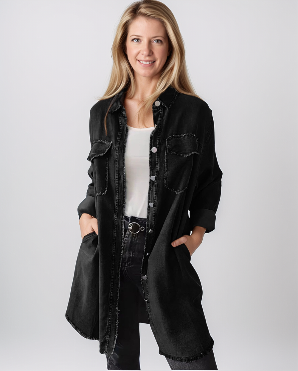 Danielle | Dames Lente Herfst Casual Oversized Denim Jas