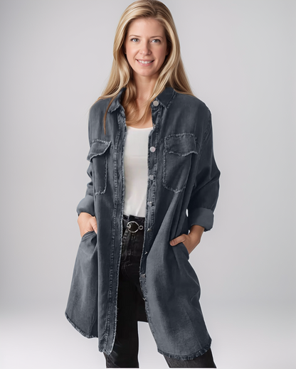 Danielle | Dames Lente Herfst Casual Oversized Denim Jas
