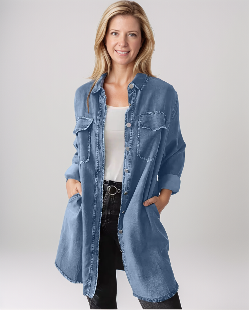 Danielle | Dames Lente Herfst Casual Oversized Denim Jas