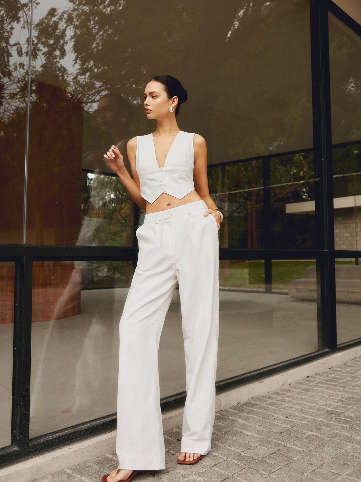 Grace | Hoge Taille Nette Broek