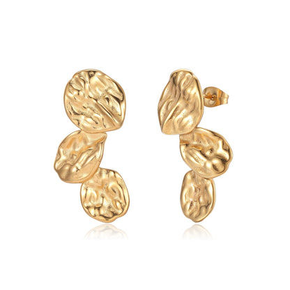 Caroline | Stijlvolle Gouden Oorbellen met Hanger