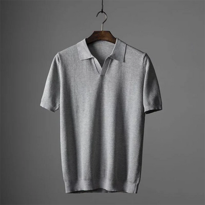 Icoon | Stijlvolle Gestructureerde Poloshirt