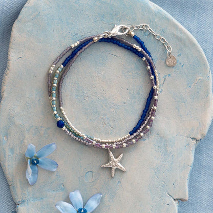 Maya | Gelaagde Zilveren Sterrenketting