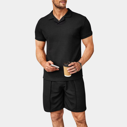 Aaron | Casual Relaxte Gebreide Shorts
