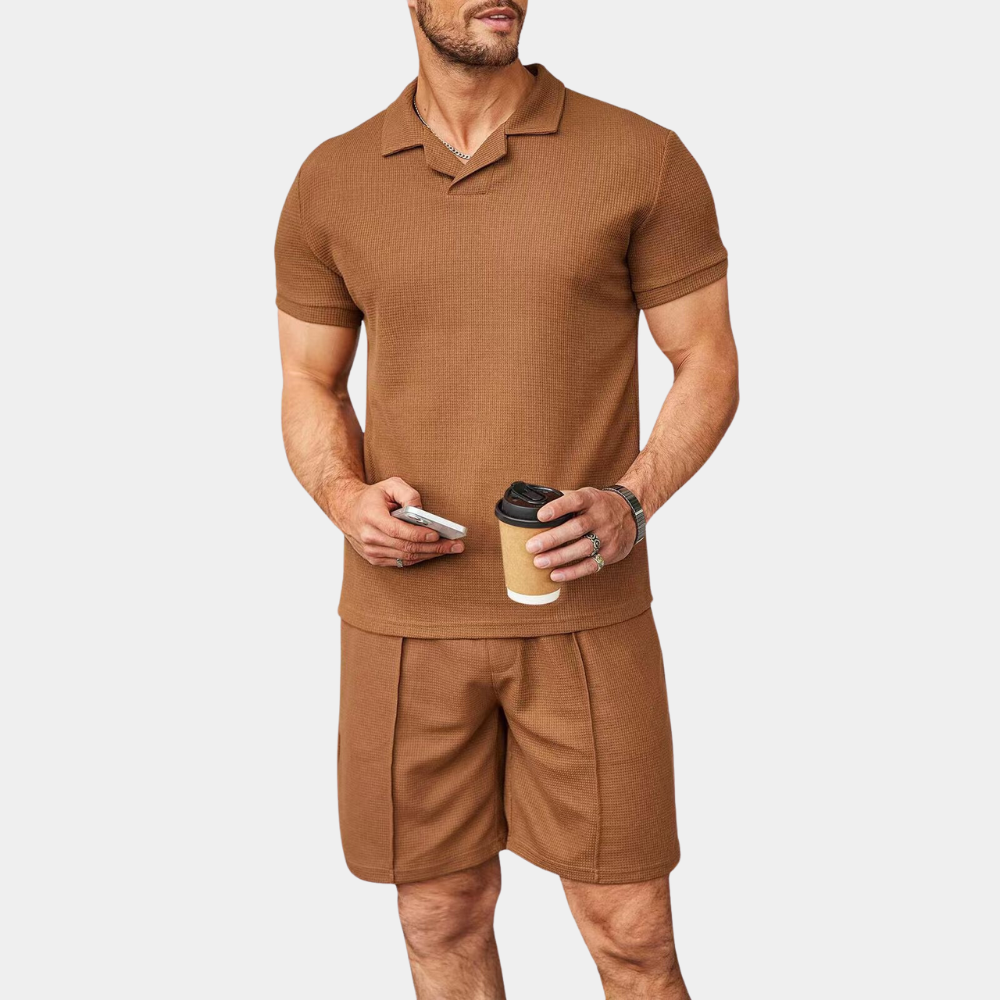 Aaron | Casual Relaxte Gebreide Shorts