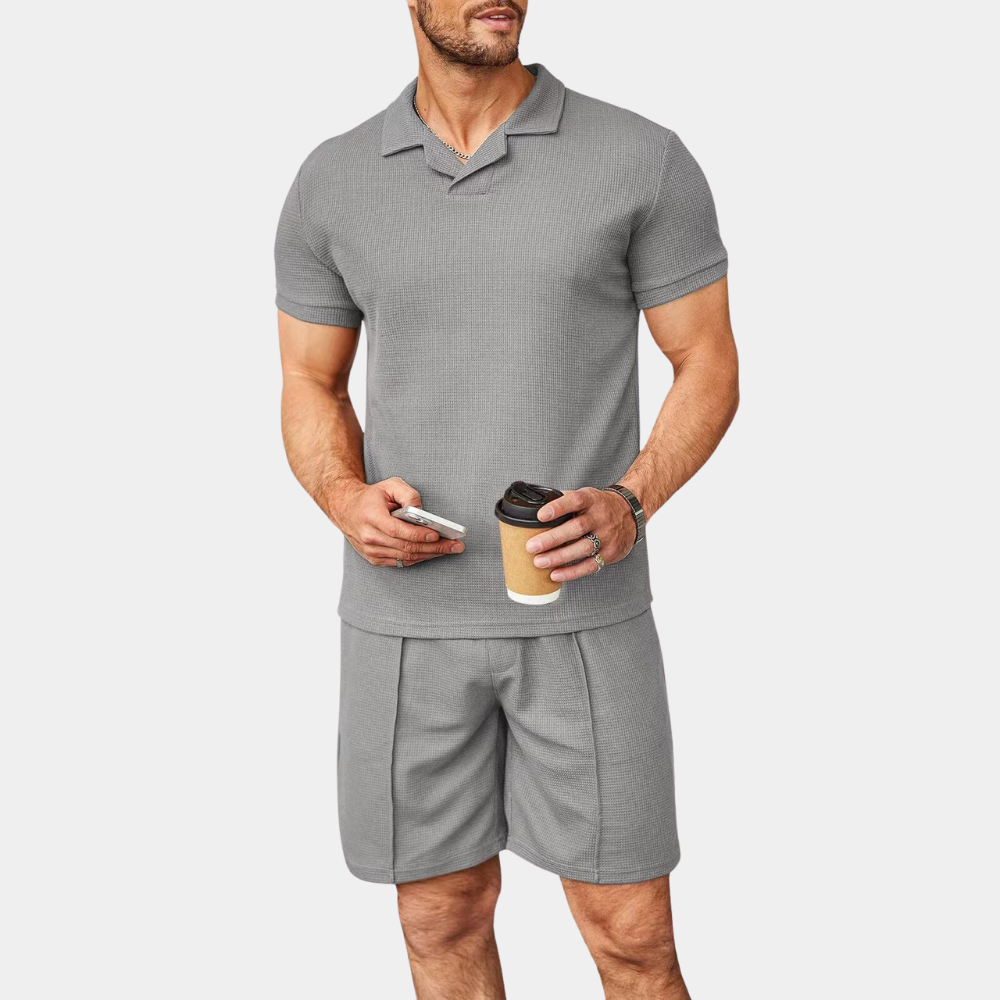 Aaron | Casual Relaxte Gebreide Shorts