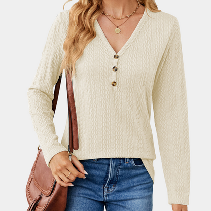 Haven | Stijlvol en Comfortabel Henley-shirt