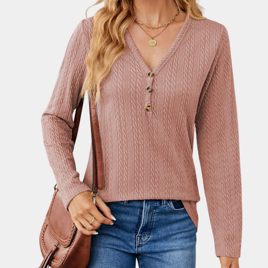 Haven | Stijlvol en Comfortabel Henley-shirt