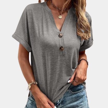 Clementine | Luchtige Zomer V-Hals Top