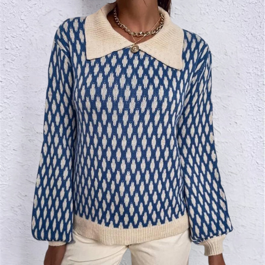 Andrea | Dames trui met kraag