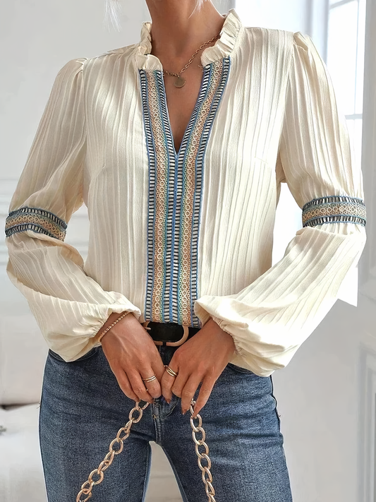 Danna | Blouse met Lange Mouwen voor Dames