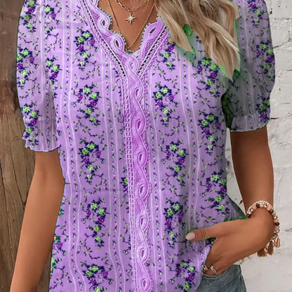 Valentina | Elegant Blouse with Delicate Lace