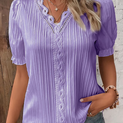 Valentina | Elegant Blouse with Delicate Lace