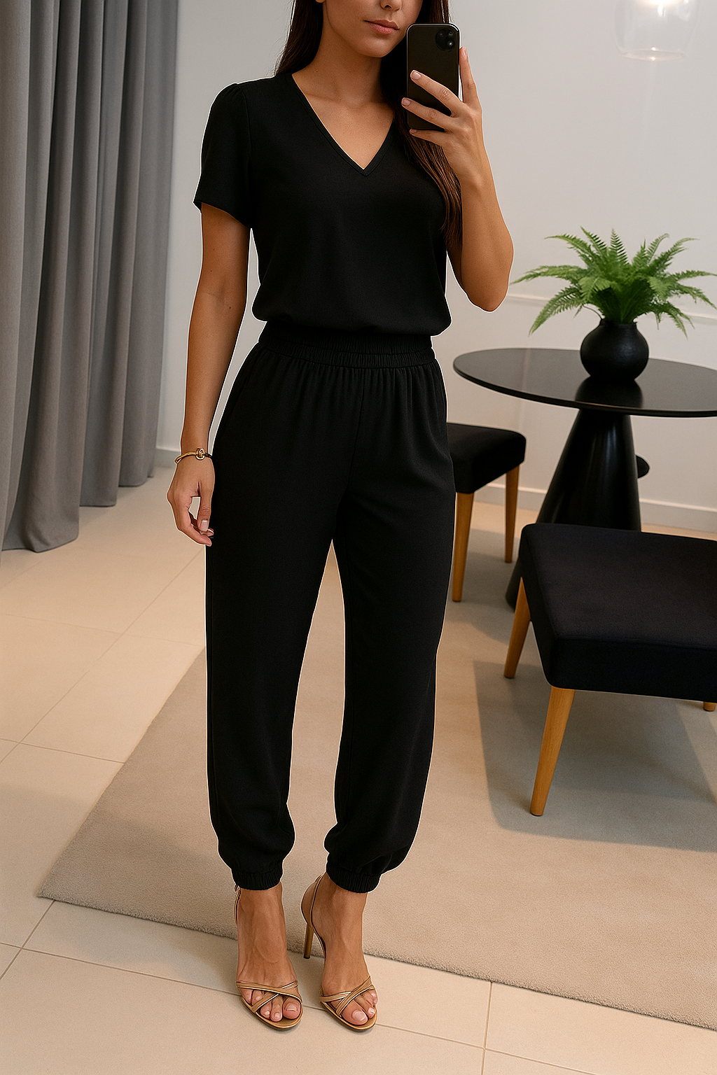 Ivy | Tweedelig Set met Levendige Print