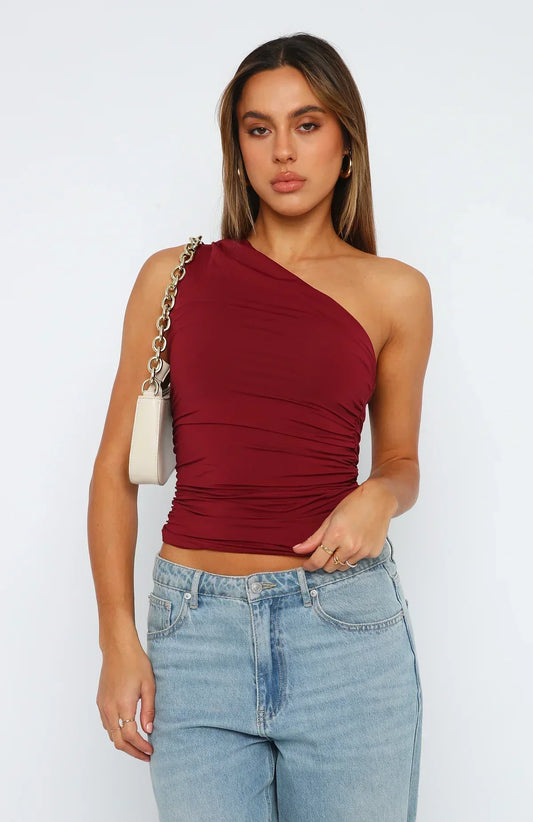Alexis | One-Shoulder Top Dames