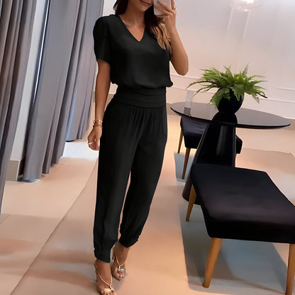 Ivy | Tweedelig Set met Levendige Print