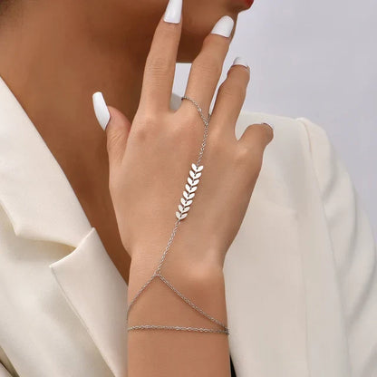Vanessa | Gouden Schakel Handarmband