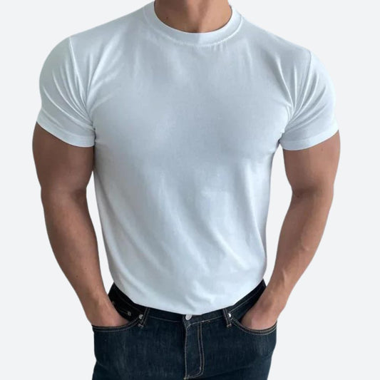 Niels | Getailleerd Shirt met Ronde Hals