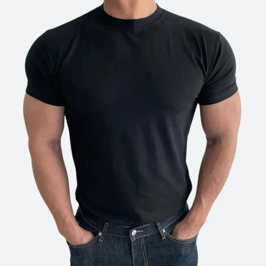 Niels | Getailleerd Shirt met Ronde Hals