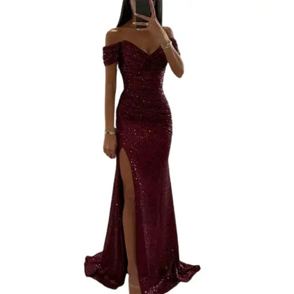 Iselou | Elegante V-Hals Avondjurk