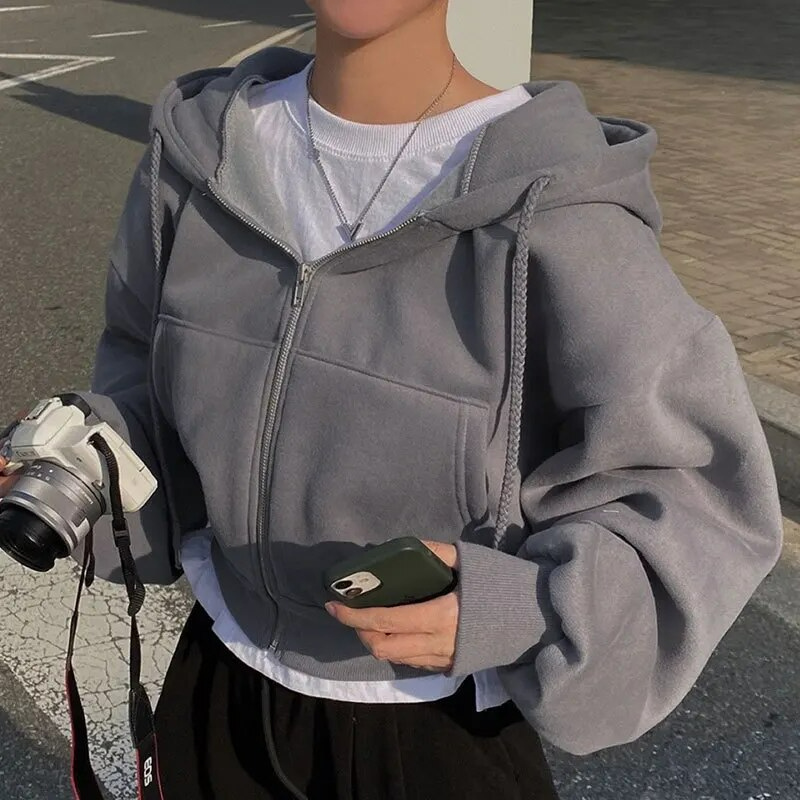 Sophia | Dames hoodie met rits