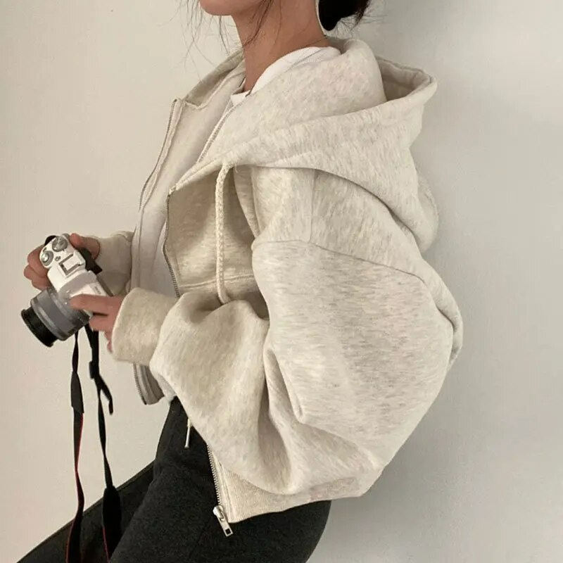 Sophia | Dames hoodie met rits