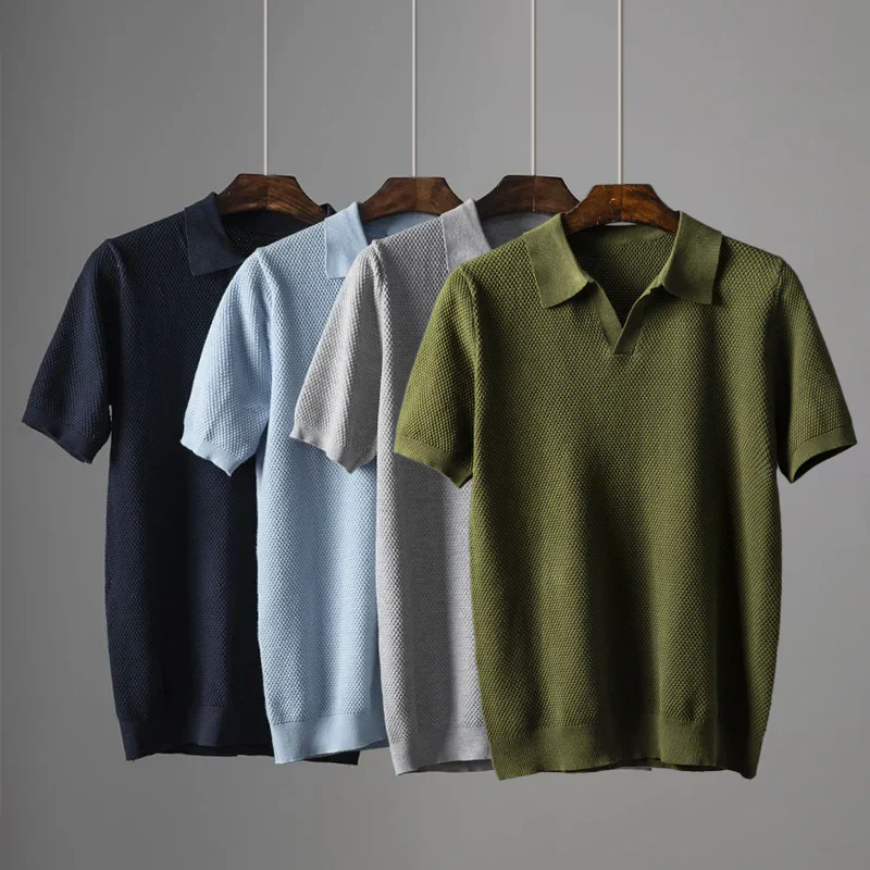Icoon | Stijlvolle Gestructureerde Poloshirt