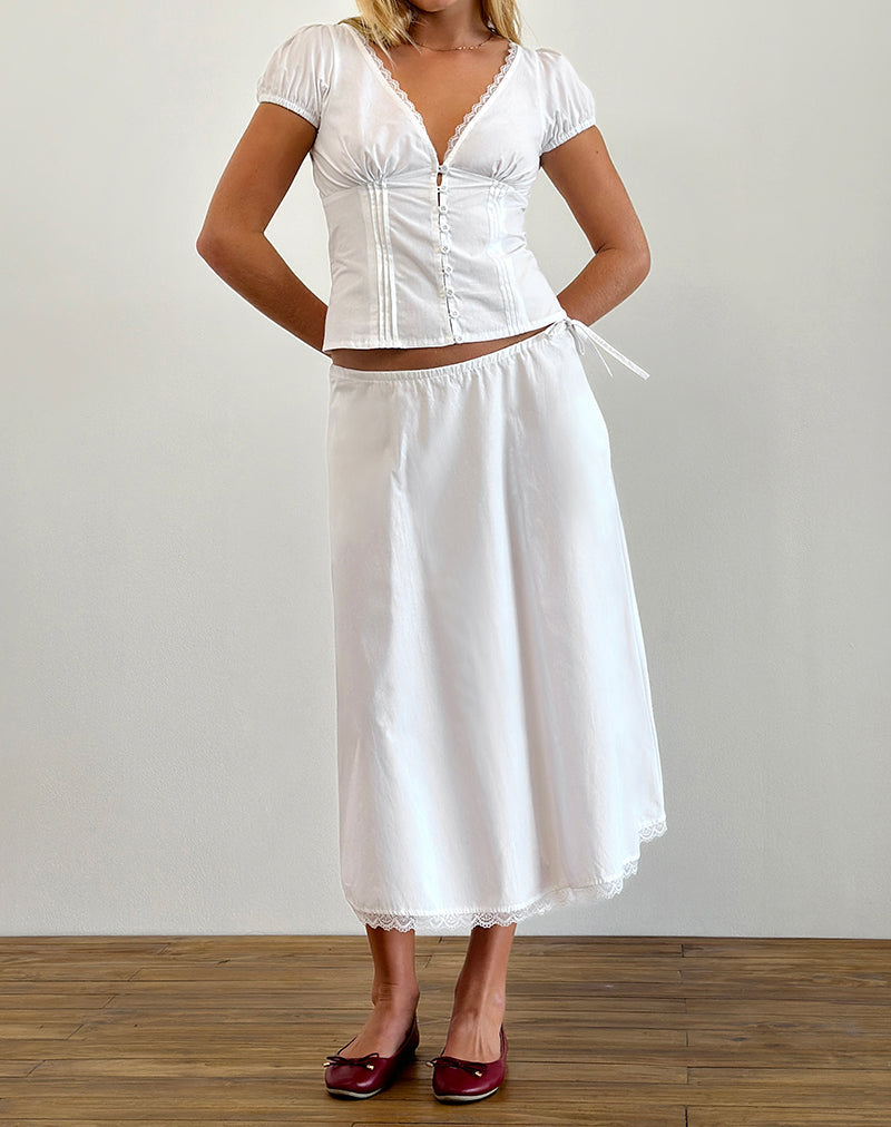 Lily | Korset Top in Kantafwerking