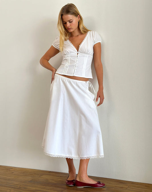 Lily | Korset Top in Kantafwerking