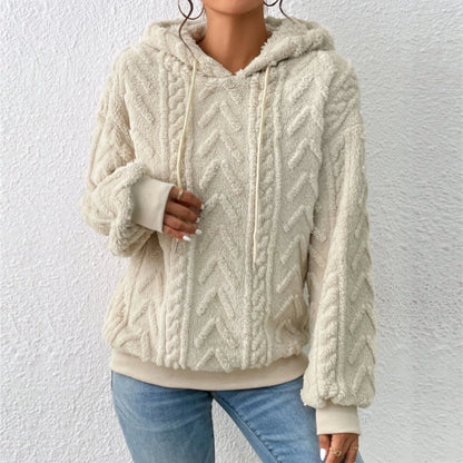 Elena | Gestructureerde Chevron Hoodie