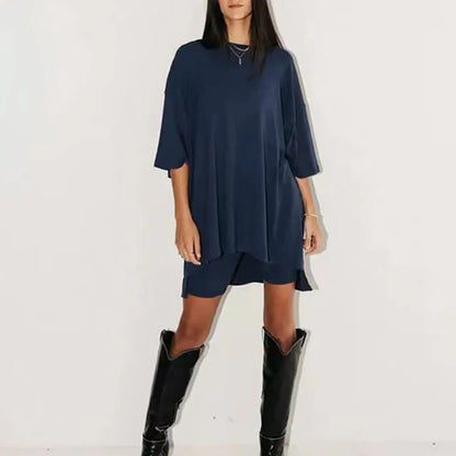 Alicia | Oversized Tuniek & Shorts Set