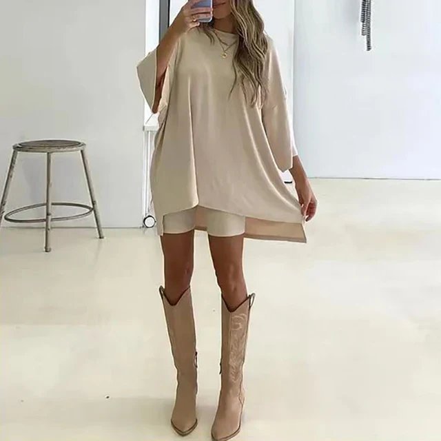 Alicia | Oversized Tuniek & Shorts Set