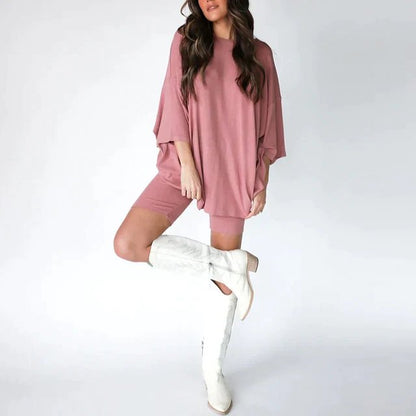 Alicia | Oversized Tuniek & Shorts Set