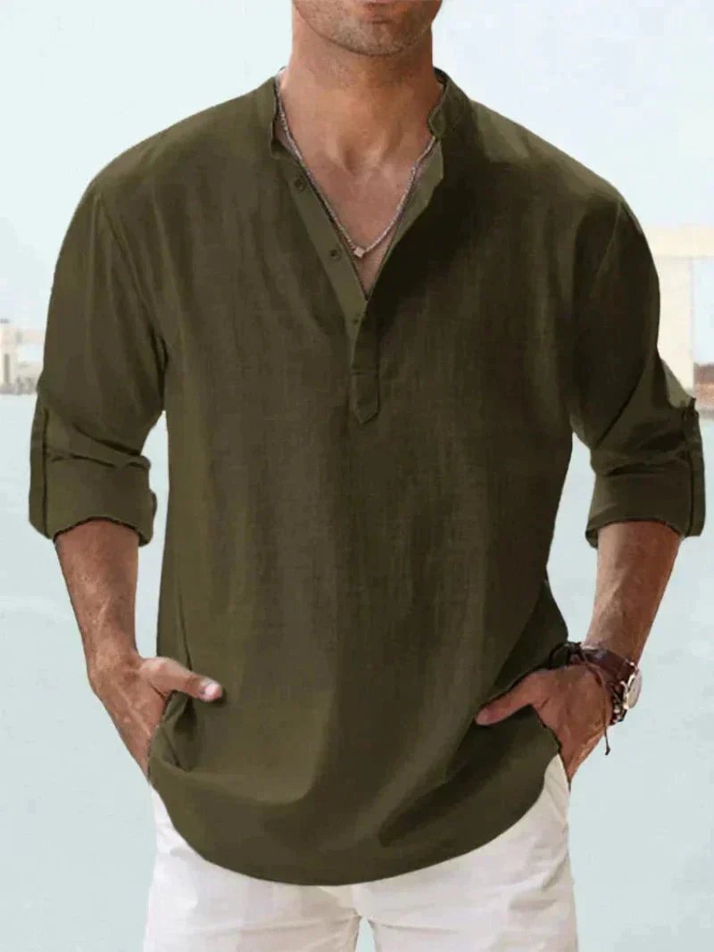 Jacob | Heren Zomer Linnen Shirt