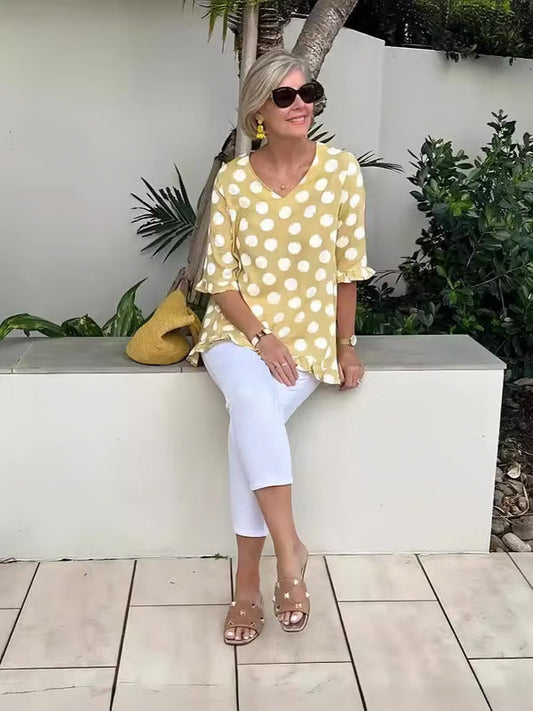 Bailey | Elegante Blouse met V-Hals
