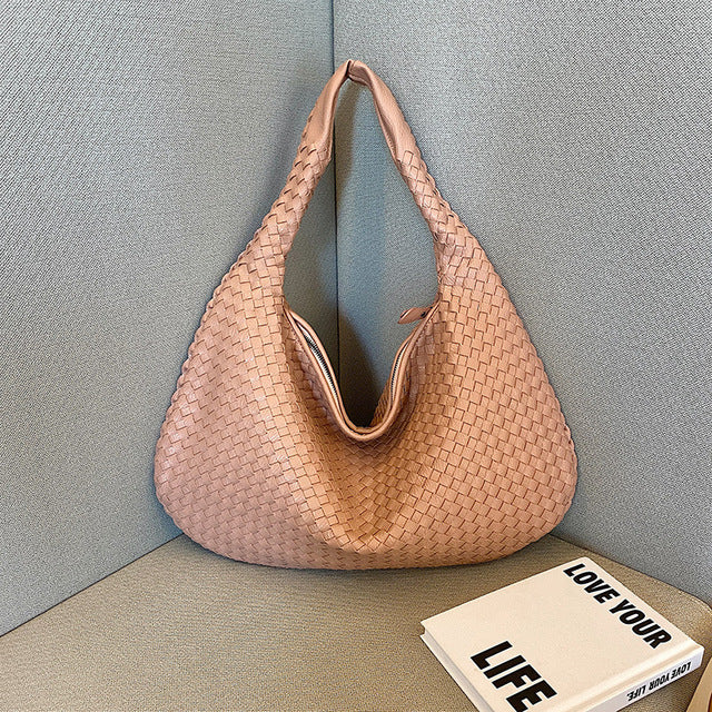 Angelica | Stijlvolle Elegante Gevlochten Handtas