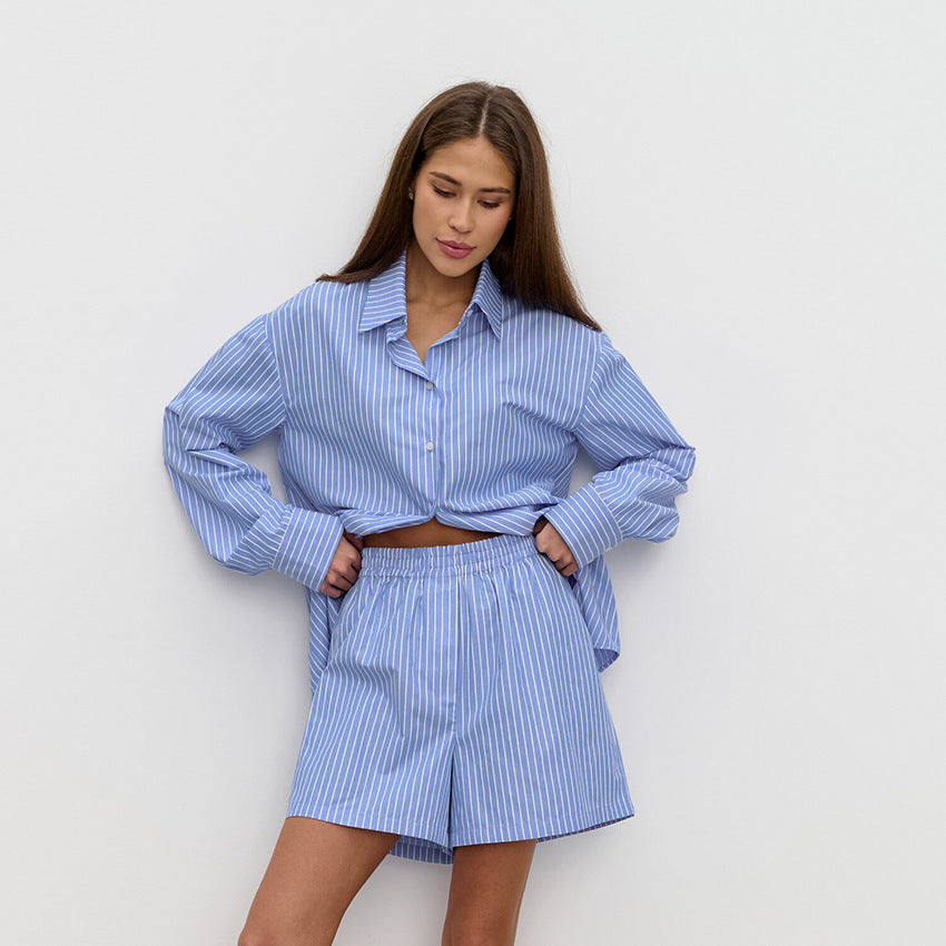 Vera | Casual Gestreepte Set