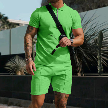 Timothy | Stijlvolle Casual Polo Shorts Set